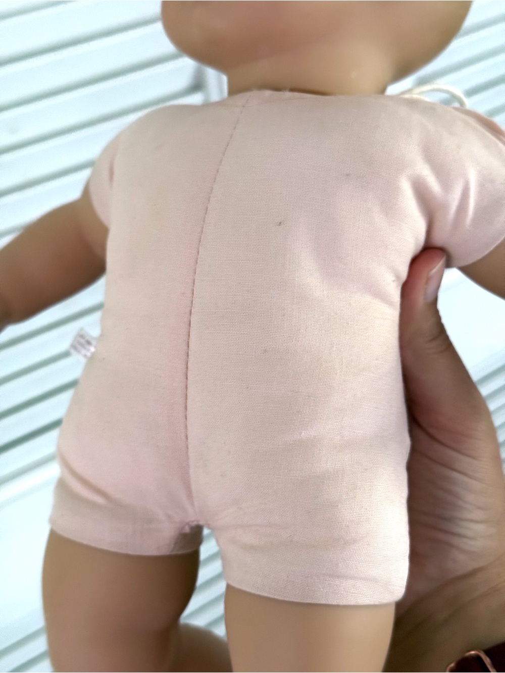 Vintage Bitty Baby Pleasant Company American Girl Baby Doll Blonde Gray 2H9 GUC - Picture 5 of 12